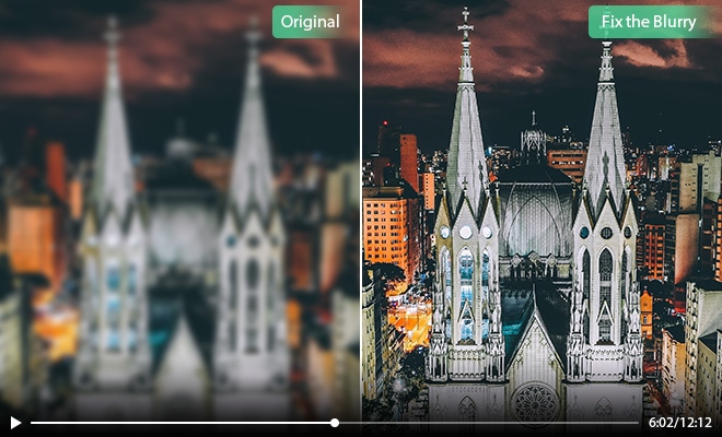 fix blurry videos